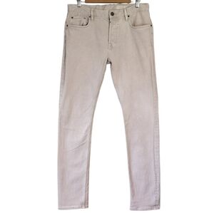 All Saints Men's Relaxed Jeans in Light Tan